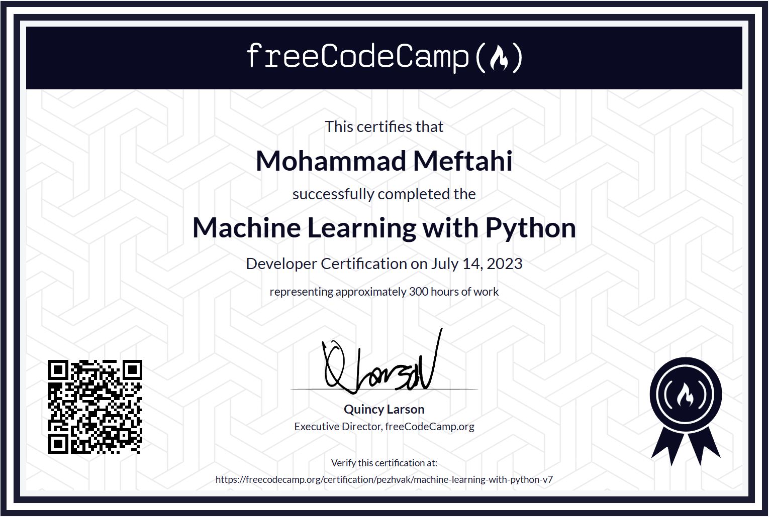 Machine Learning with Python at FreeCodeCamp 